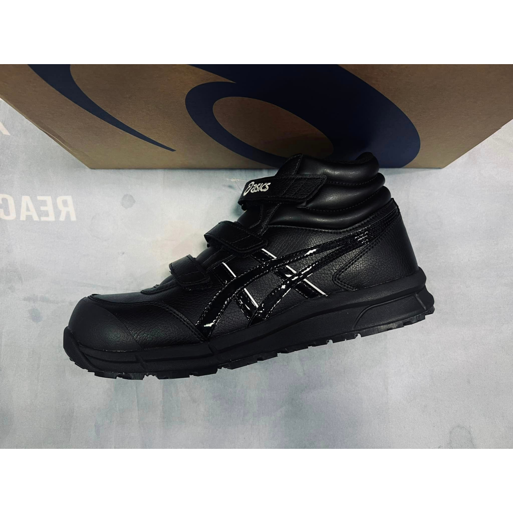 ASICS 亞瑟士 高筒 FLYTFORM 輕量 塑鋼 安全鞋 舒適 防護鞋 工作鞋 FCP302-9090 全黑