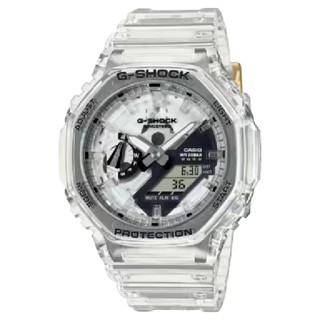 CASIO卡西歐Clear Remix系列 GA-2140RX-7A 40週年限量型號透明色潮流腕錶 45.4mm