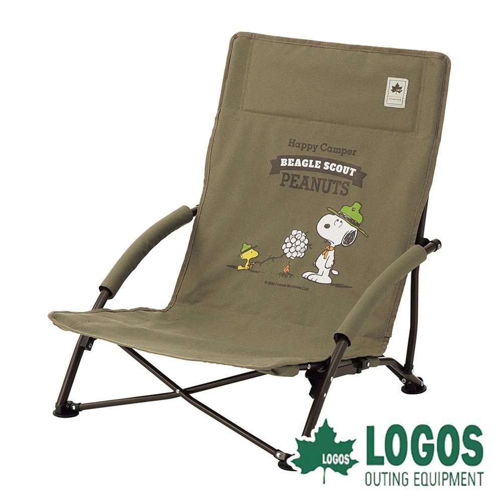 新品【LOGOS】LOGOS SNOOPY單人椅 LG86001086 戶外椅 登山椅 露營椅 摺疊椅.