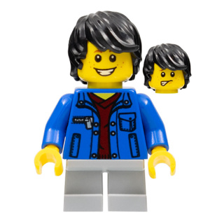 玩樂趣 LEGO樂高 10247 摩天輪 遊樂園系列 小孩 二手人偶 twn244