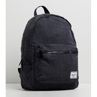 Herschel Grove XS 中小型 黑色 全黑 金屬拉鍊 女生 後背包 小包 背包 帆布防潑水 現貨