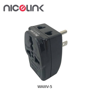NICELINK 耐司林克 區域型旅行轉接頭 3插座款(適用臺/中/美/日/加/菲律賓/泰國)WAIIIV-5