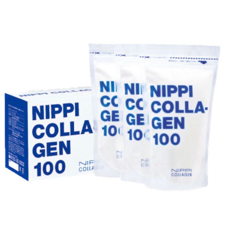 日本親飛🇯🇵【 7/20出發🇯🇵7/24出貨完畢】Nippi collagen 100膠原蛋白粉小分子吸收（附5g湯匙）