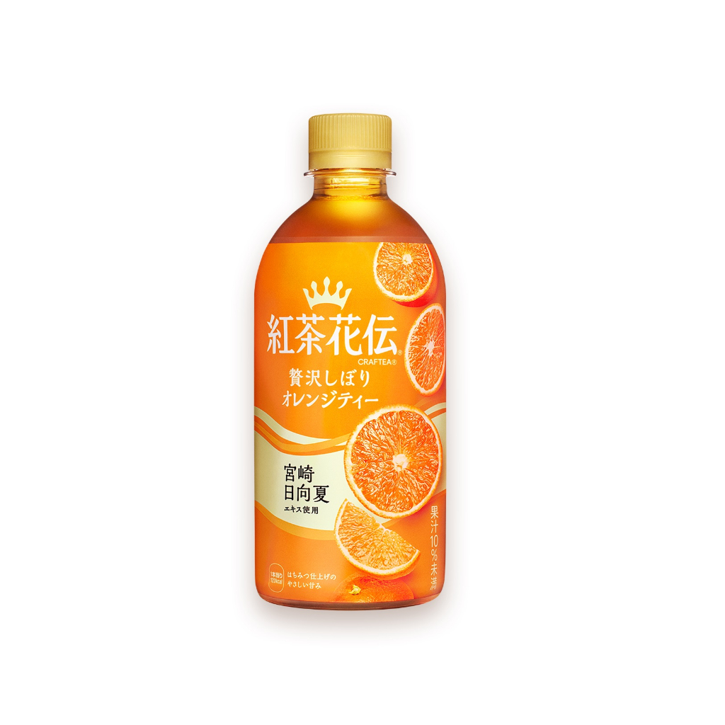 紅茶花傳 柑橘風味紅茶 440ml【Donki日本唐吉訶德】橘子紅茶
