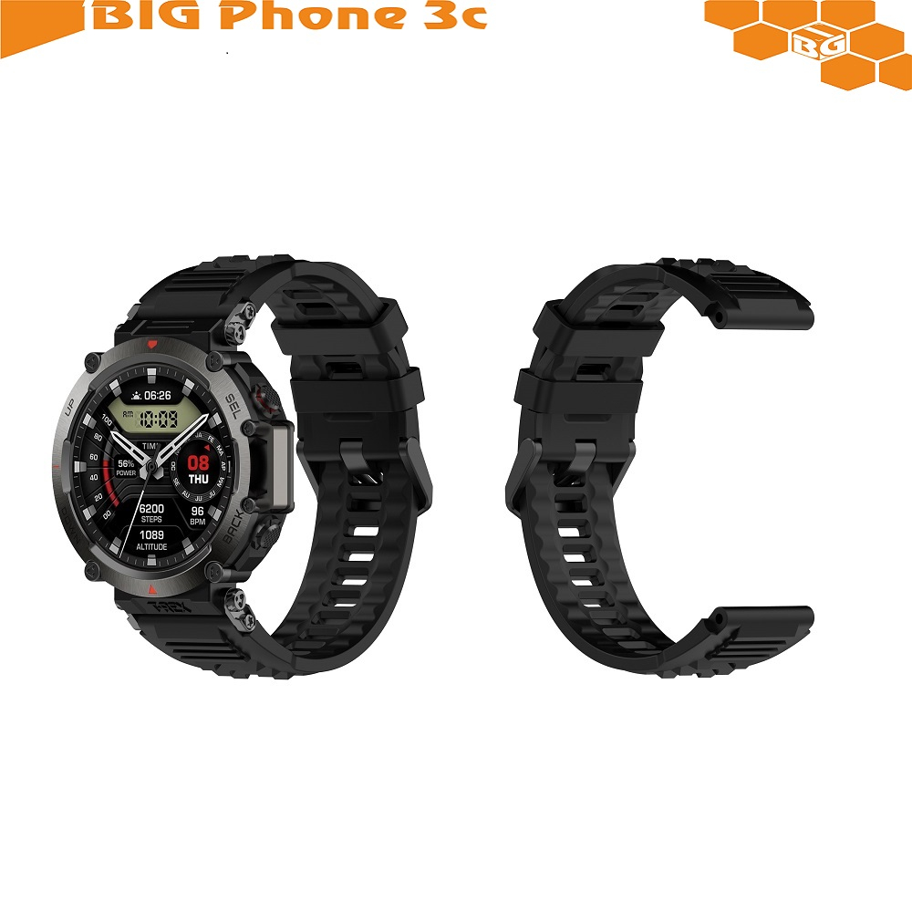 BC【矽膠錶帶】華米 Amazfit T-Rex Ultra 智慧手錶 替換 純色 運動 透氣 腕帶