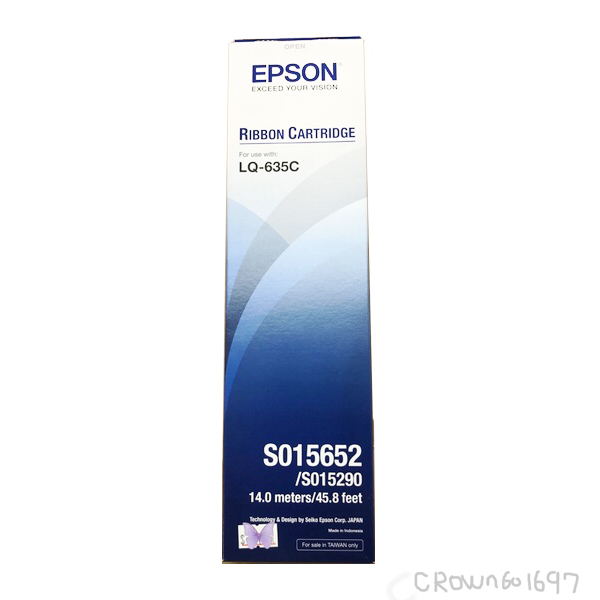 EPSON原廠LQ635 / LQ 635C 全新原廠色帶 S015652