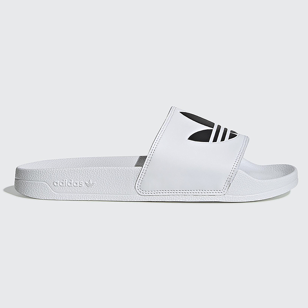 adidas 拖鞋 男鞋 女鞋 運動 三葉草 ADILETTE LITE 白黑 FU8297