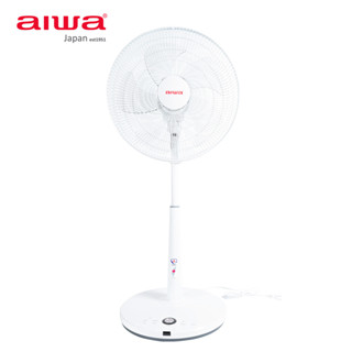 【AIWA 愛華】14吋 DC微電腦白色遙控立扇 DF-M1421E
