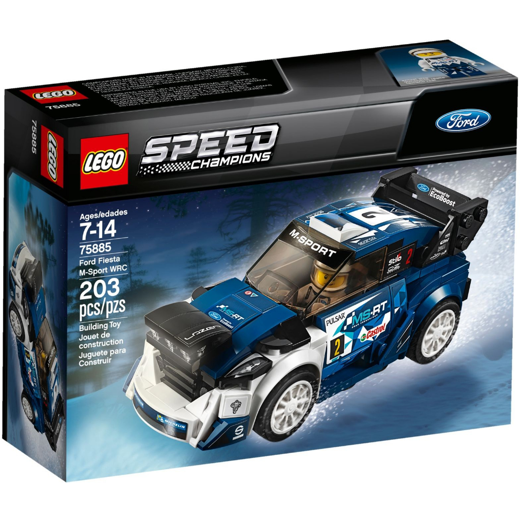 LEGO 樂高 75885 SPEED Ford Fiesta M-Sport WRC