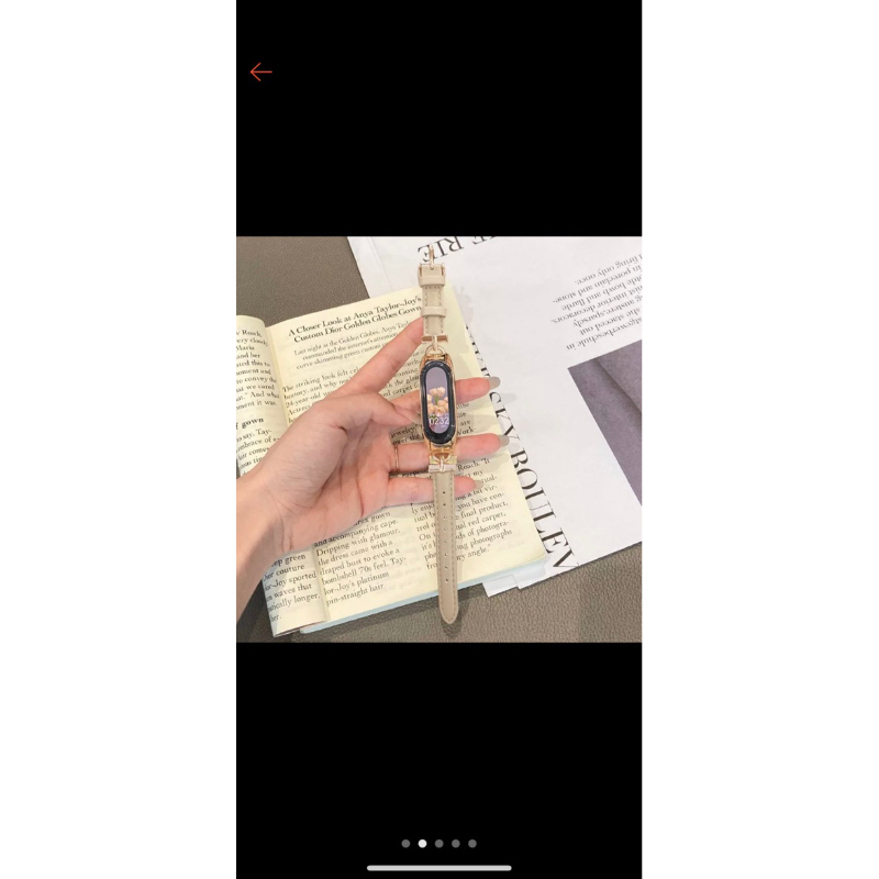 小米手環錶帶燕麥色5/6通用（全新未使用）