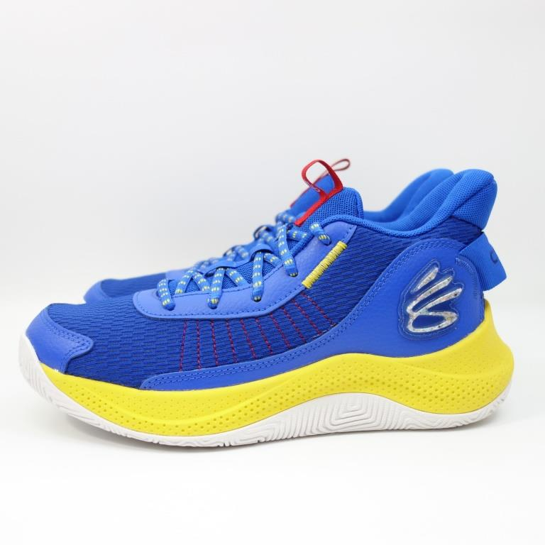 [麥修斯]UA CURRY 3Z7 3026622-400 籃球鞋 運動鞋 咖哩 柯瑞 緩震 藍黃 男款