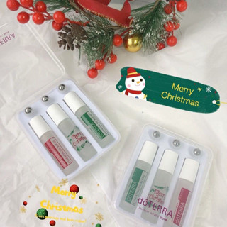 聖誕節【國際香氛】多特瑞精油聖誕禮物精油滾珠瓶 香水分裝瓶滾珠 高階禮品 10ml 三瓶裝