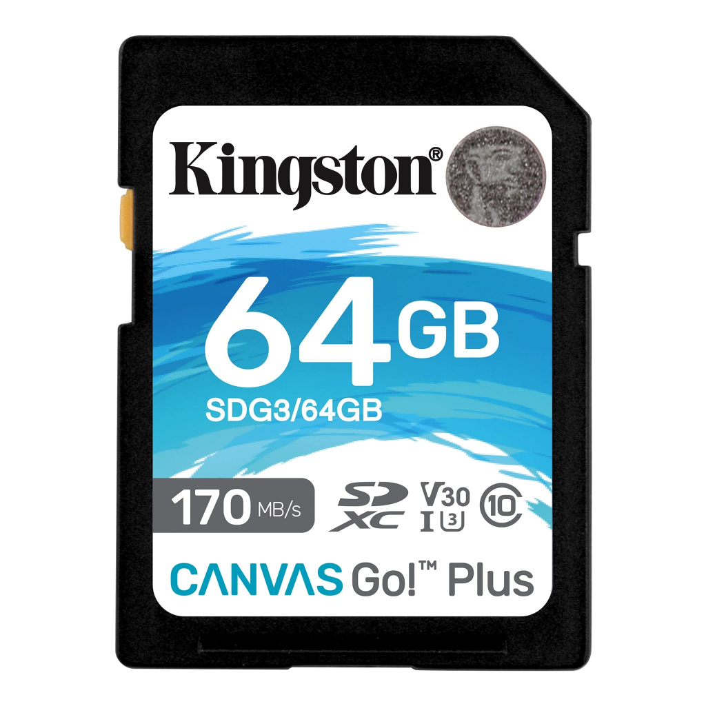 KINGSTON 金士頓 Canvas Go! Plus SDXC 64G 記憶卡 UHS-I V30 ＊兆華國際＊