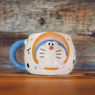 多啦A夢咖啡杯💙💙日本北海道小樽銀之鐘咖啡杯 // 馬克杯 // 咖啡杯 // Doraemon //二手多拉A夢的杯子
