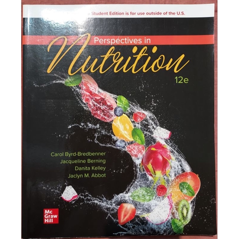 Perspectives in Nutrition 12e 原文書 Carol Jacqueline
