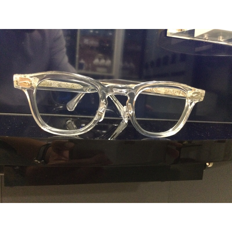 日本手工框TVR504 透明色 雲龍雕刻 楷模精品眼鏡