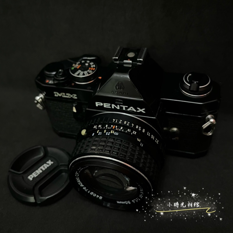 限時特賣 銘機釋出Pentax MX全機械黑美機 + Pentax 50mm f1.4優質大光圈標頭