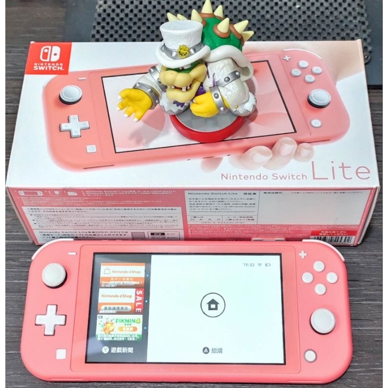 Nintendo Switch Lite 主機  珊瑚紅 二手 九成新