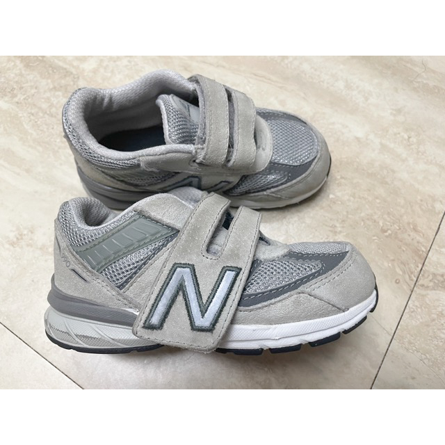 New Balance NB990 童鞋-元祖灰15cm（二手）