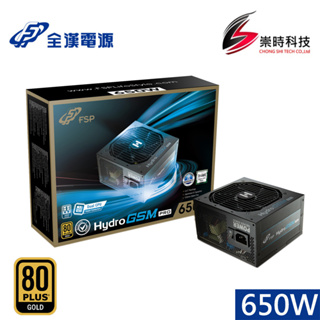 FSP 全漢 Hydro GSM PRO 650W/HGS-650M/金牌/半模組/電源供應器/崇時電腦