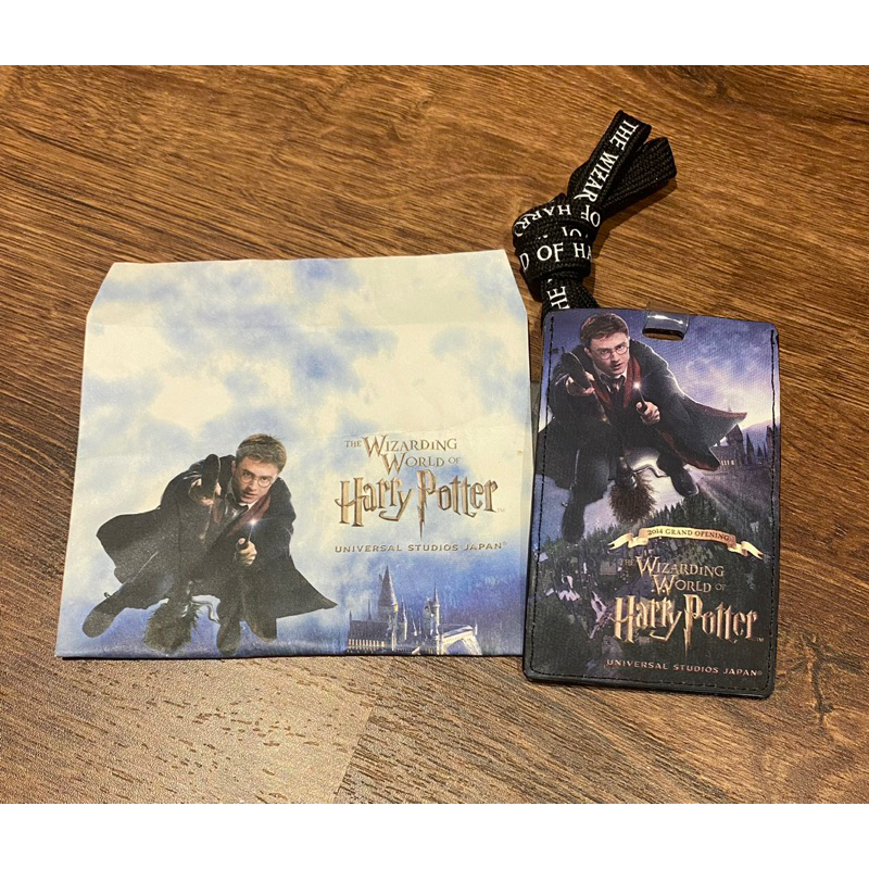 免運（全新未使用）環球影城購入 哈利波特 Harry Potter 識別證 掛牌 掛繩 吊牌 證件套 證件夾