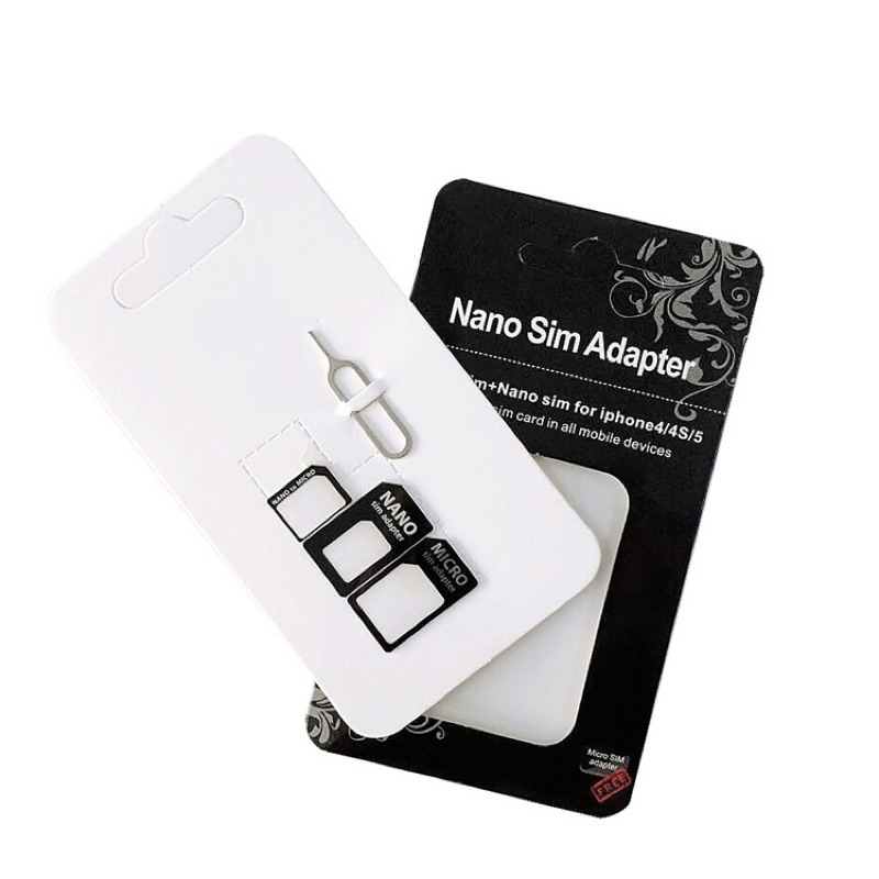 四合一 Sim卡套 ● 1H21 取卡器 sim卡套 還原卡套 小卡轉大卡 轉卡器 卡套 Micro SIM Nano