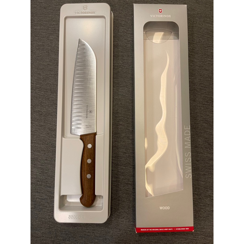 VICTORINOX 瑞士維氏 Santoku Knife 三德刀-木質柄