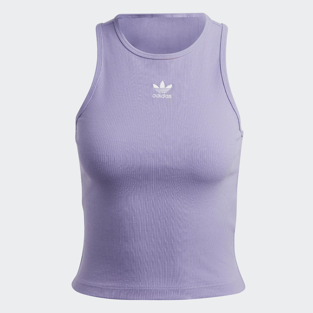 ADIDAS 背心上衣 TANK RIB 女 IB9112 紫色