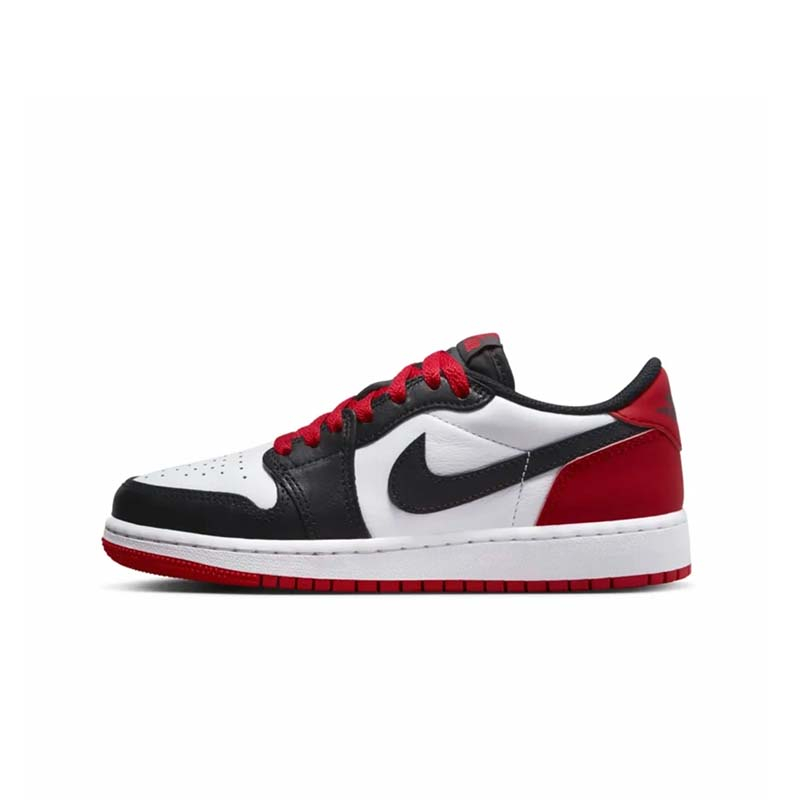 Air Jordan 1 Low OG GS "Black Toe" 黑腳趾 黑紅 大童 女鞋 CZ0858-106