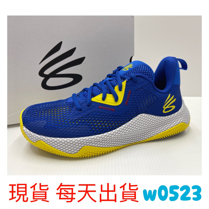 現貨 UA CURRY HOVR SPLASH 3 籃球鞋 UNDER ARMOUR 藍色 緩震 3026899-400