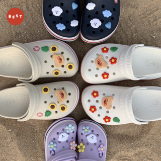 【韓國TETEUM】現貨 洞洞鞋鞋釦 crocs 鞋釦 眼鏡熊 鞋子配件 可愛鞋釦 𝗔𝗟𝗣𝗔𝗖𝗔韓國文創