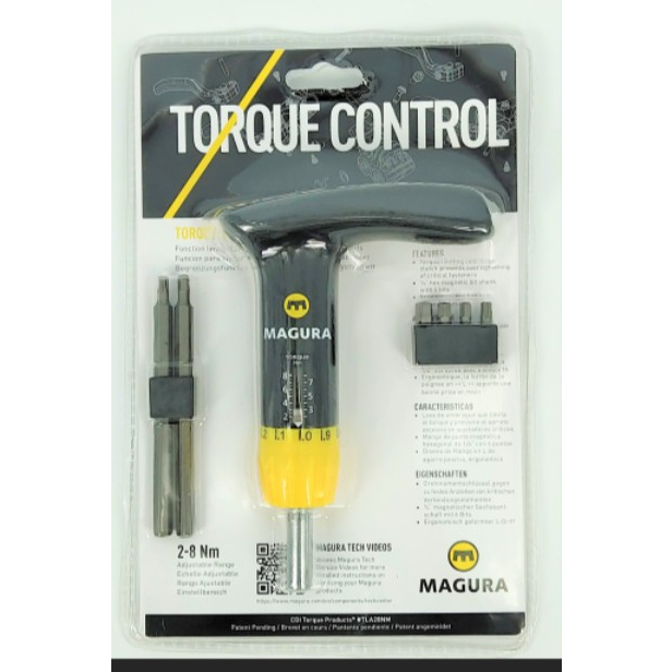 MAGURA瑪古拉 TORQUE TOOL 扭力版手 T型扭力工具 2~8Nm牛頓