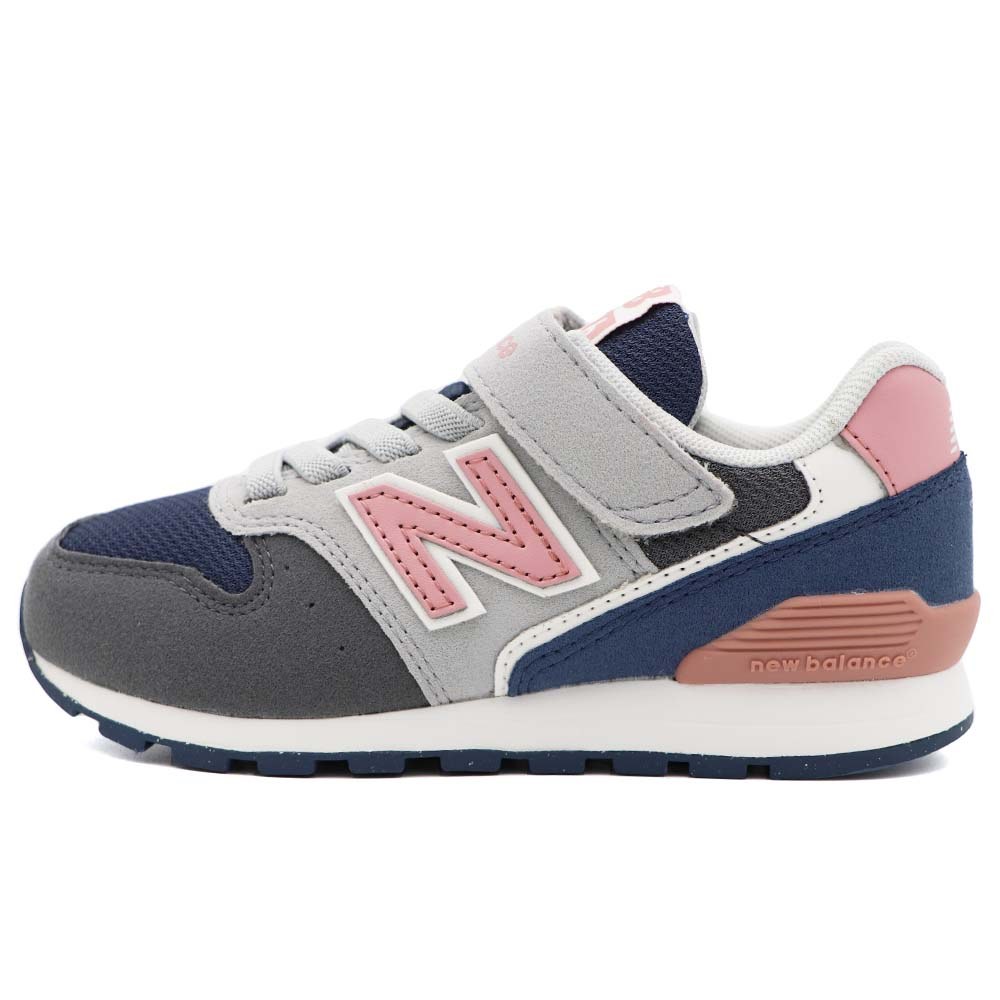 New Balance 996 NB 996 魔鬼氈 運動鞋 中童 灰粉 R9523 (YV996ME3)