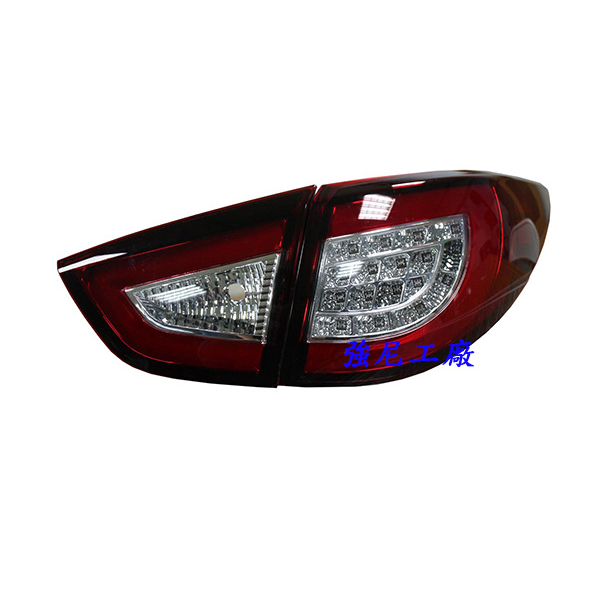 全新 Hyundai 現代 IX35 2009-2013年 紅白 光條 LED尾燈 一台分