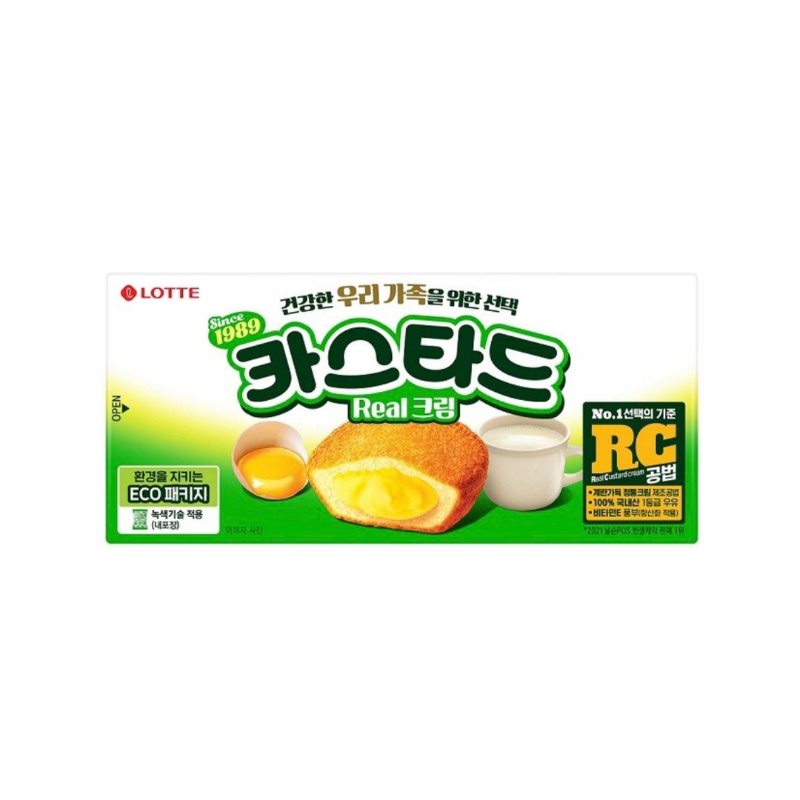 韓國直送🇰🇷LOTTE 樂天 卡士達蛋黃派 原味