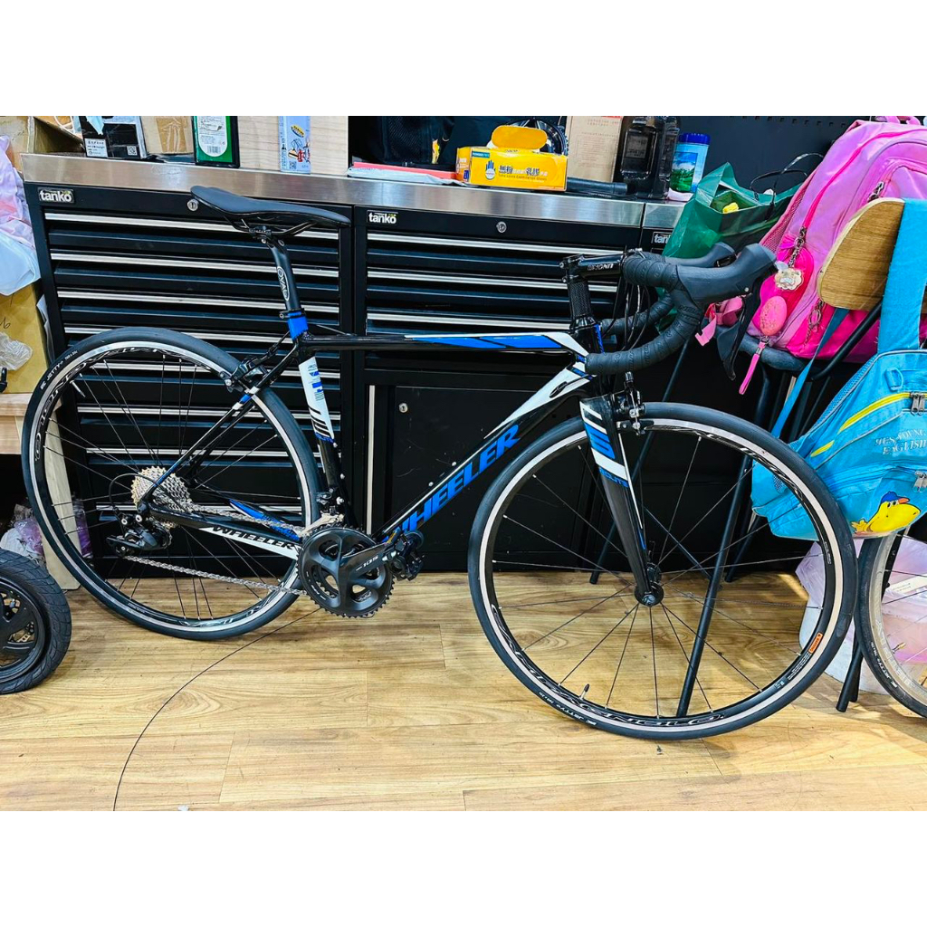 北投-建成單車 WHEELER ROUTE CARBON 碳纖維 框煞成車 SHIMANO 105 R7000變速套件