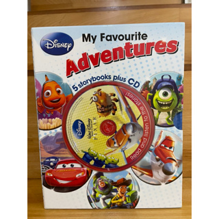 （二手書）Disney迪士尼動畫電影故事套書-5書+CD 外文童書