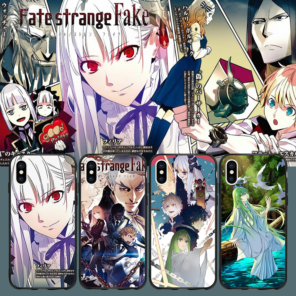 Fate/strange Fake手機殼 適用iPhone三星 華為 小米 VIVO OPPO 紅米 華碩 Realme