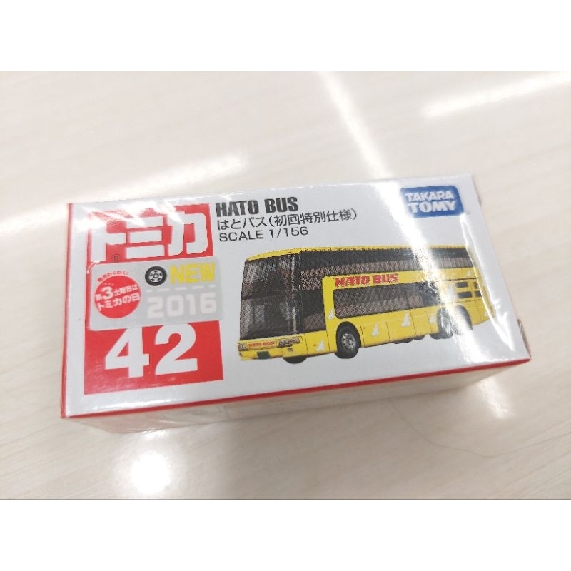 Tomica 42 HATO BUS 巴士 新車貼 初回 絕版