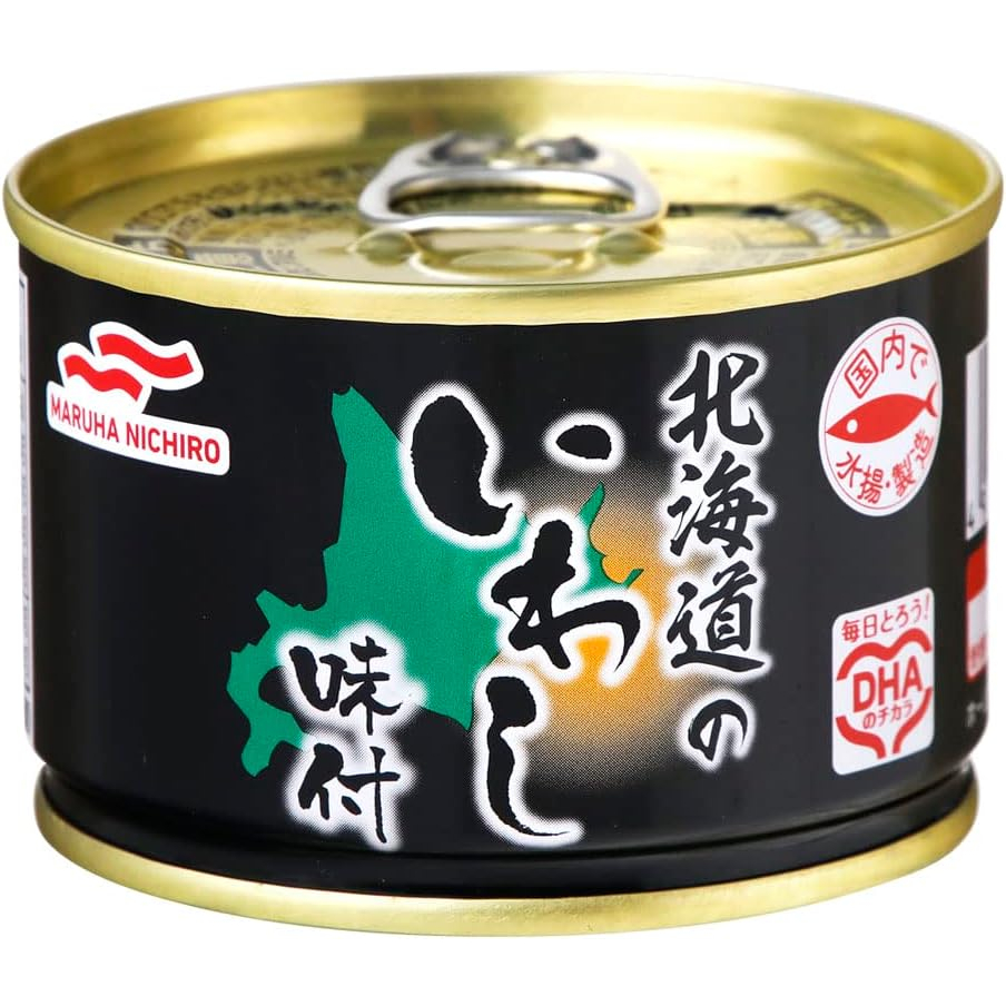 【東洋果子店】《罐頭》丸哈 釧路沙丁魚罐-味付150g(黑) ．4901901029946．日本原裝進口