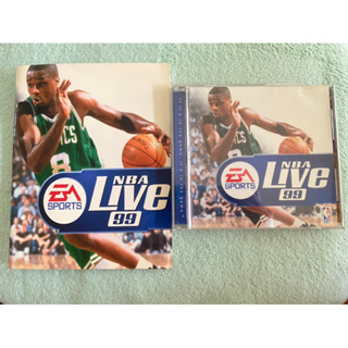 NBA Live 99。Game。 EA sport 。1說明書1CD。絕版收藏時代遊戲。光碟完好無刮如照片