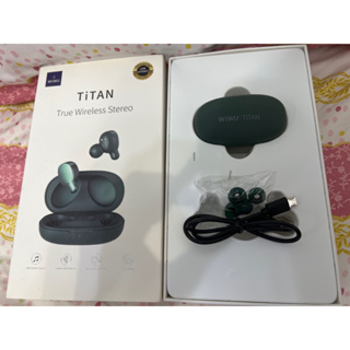 原價1490 WiWU TITAN 藍牙耳機 綠色 全新 新莊可自取