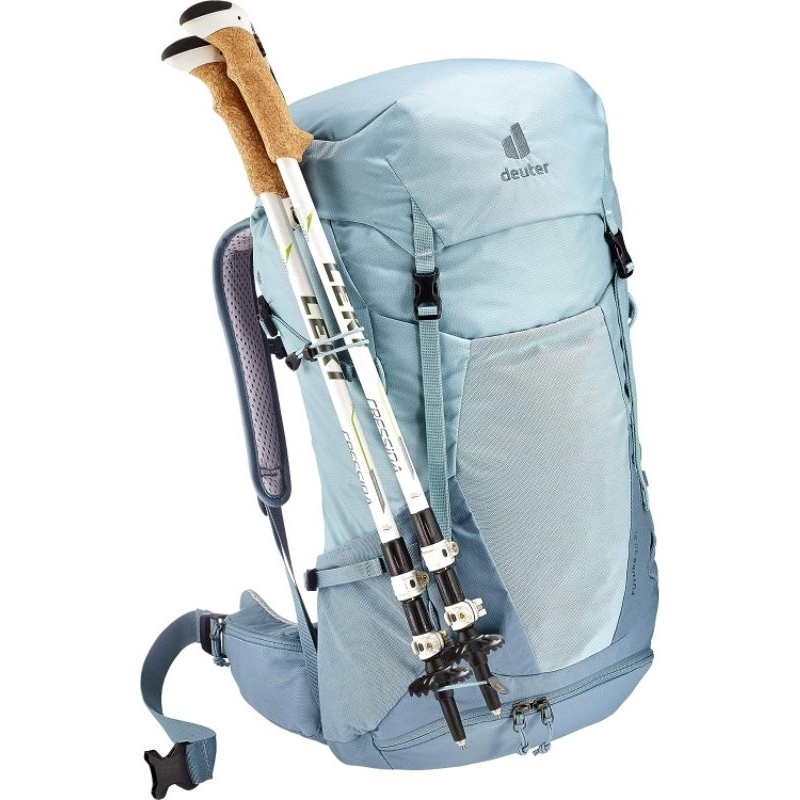 桃源戶外購入【deuter 德國】FUTURA透氣網架背包30SL 水藍 二手 登山包 歐都納 玉山 奇萊南華