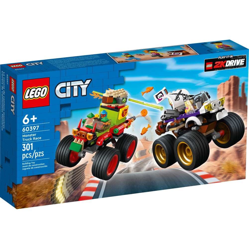 【積木樂園】 樂高 LEGO 60397 CITY系列 怪獸卡車大賽