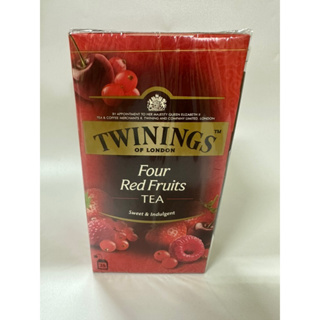 四紅果茶2公克 25包-唐寧TWININGS 調味紅茶系列 蝦皮代開發票