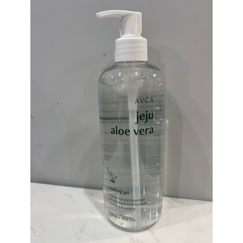 🔥AVCA🔥國jeju aloe vera濟州蘆薈舒緩凝膠-500ml/瓶