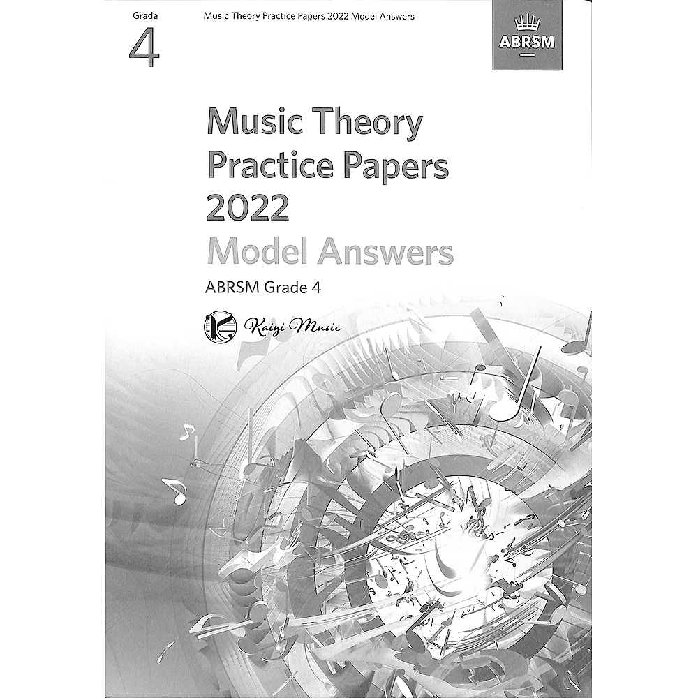 【凱翊︱ABRSM】英國皇家樂理考古題2022 第4級 解答本 Music Theory Practice Papers