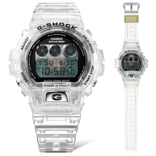 CASIO 卡西歐 G-SHOCK 40周年Clear Remix 透明錶盤 小三眼電子錶(DW-6940RX-7)