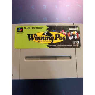 SFC 遊戲卡匣 勝利賽馬 Winning Post