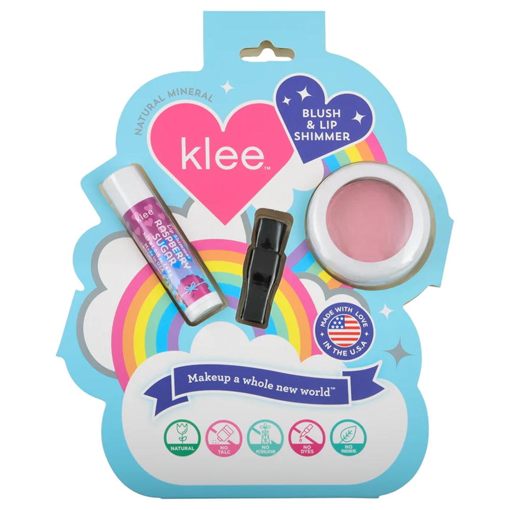美國【Klee Girls】棉花糖腮紅組 兒童彩妝 生日禮物